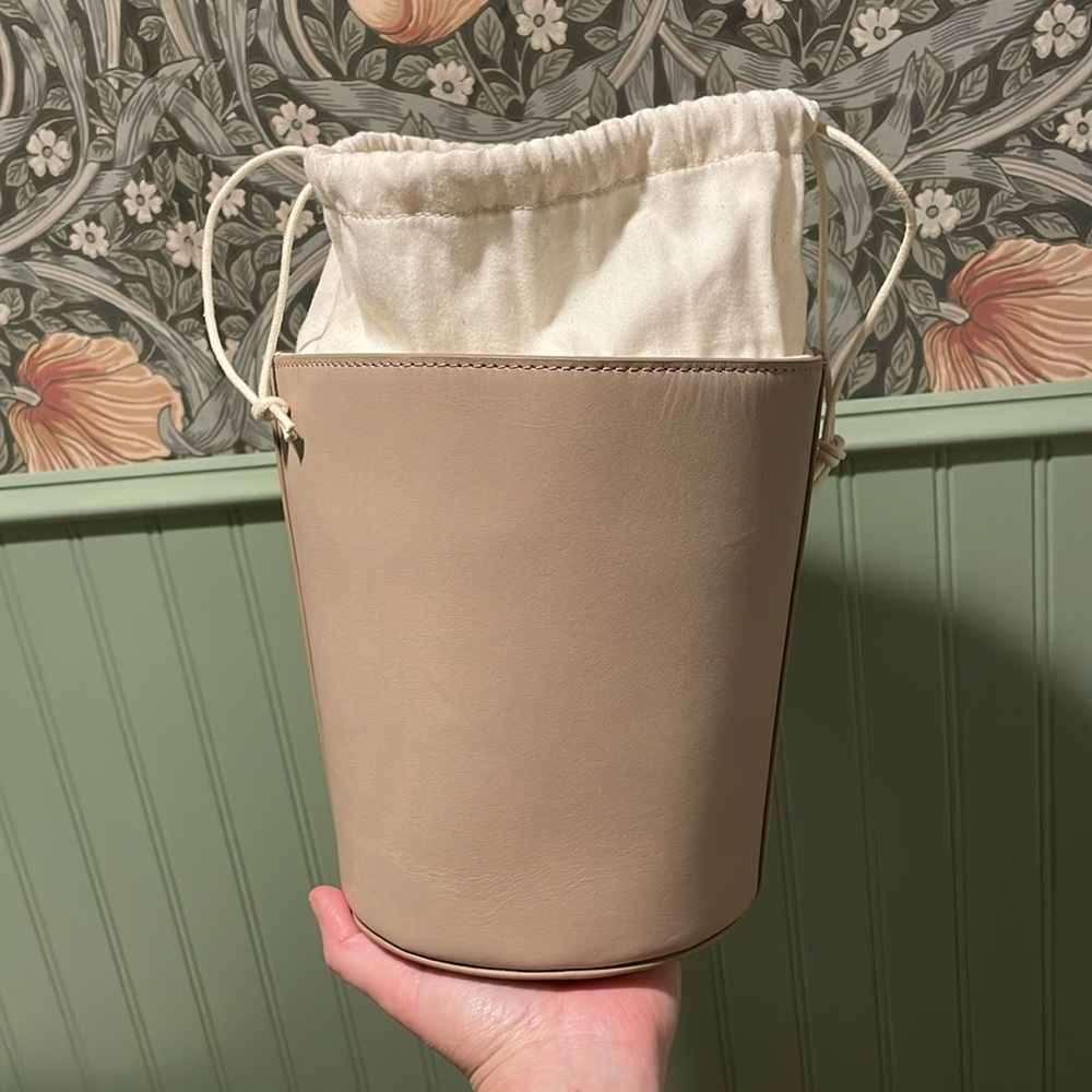 J. Crew Sedona Leather Basket Bag in Beige - Picture 3 of 10